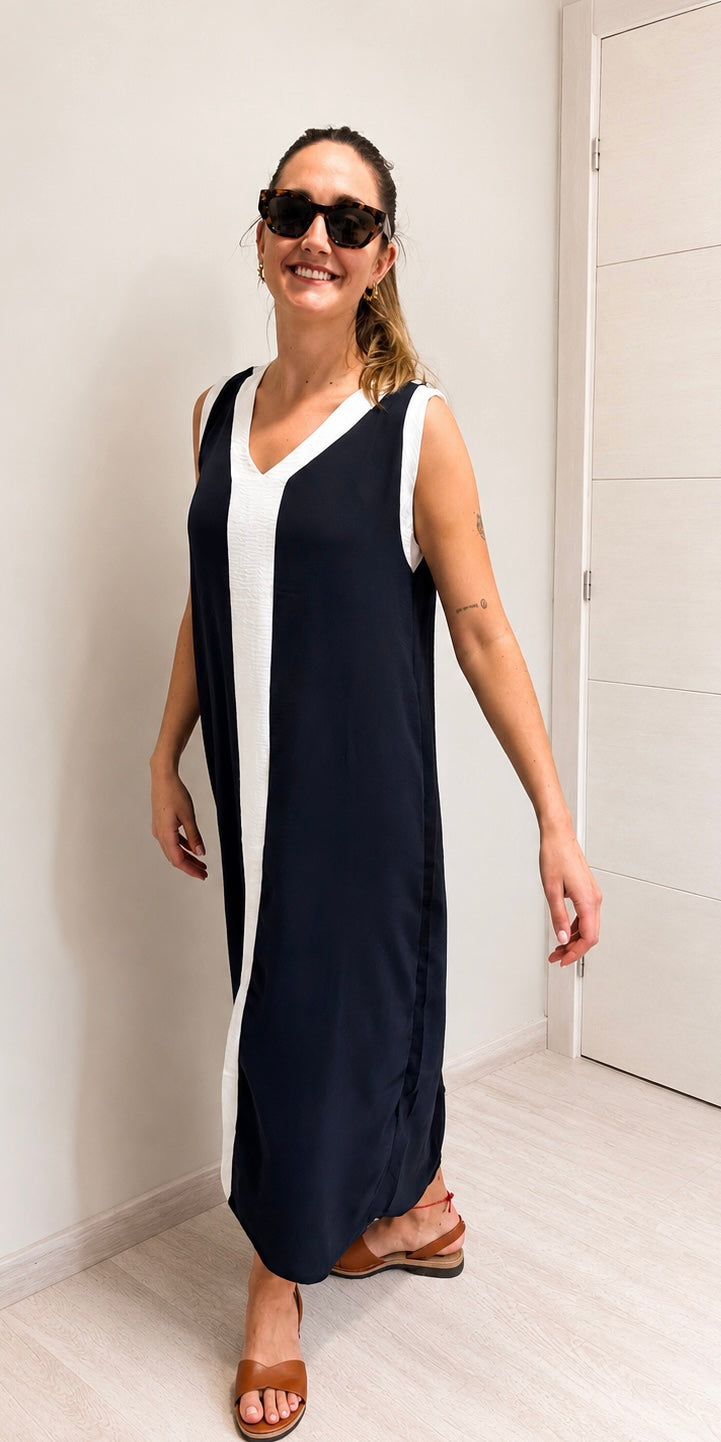 Vestido Bicolor