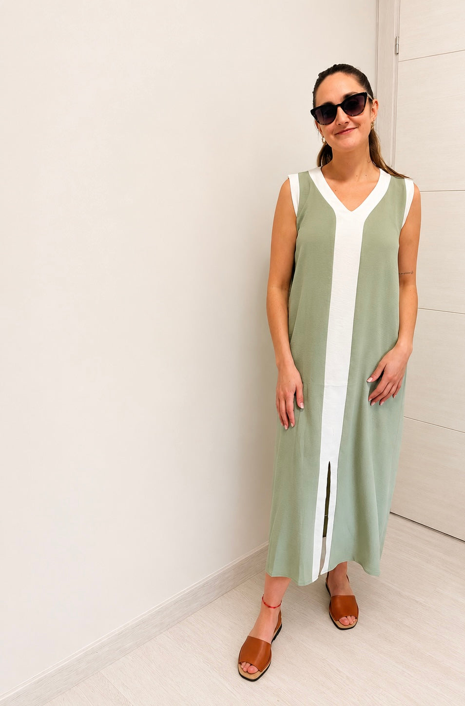 Vestido Bicolor