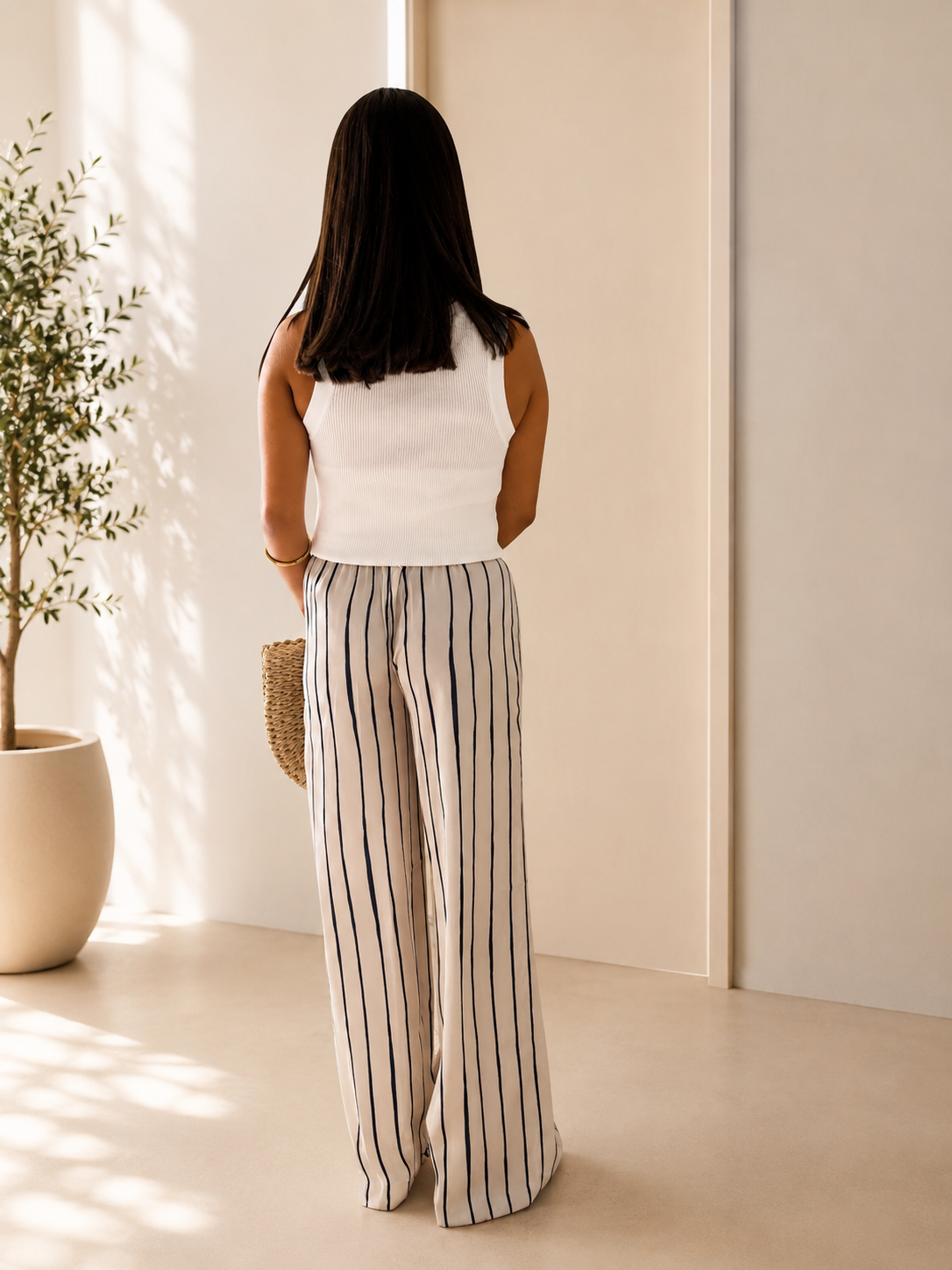 Pantalón Fluido Rayas