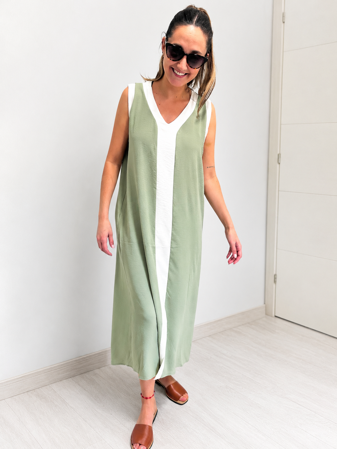 Vestido Bicolor