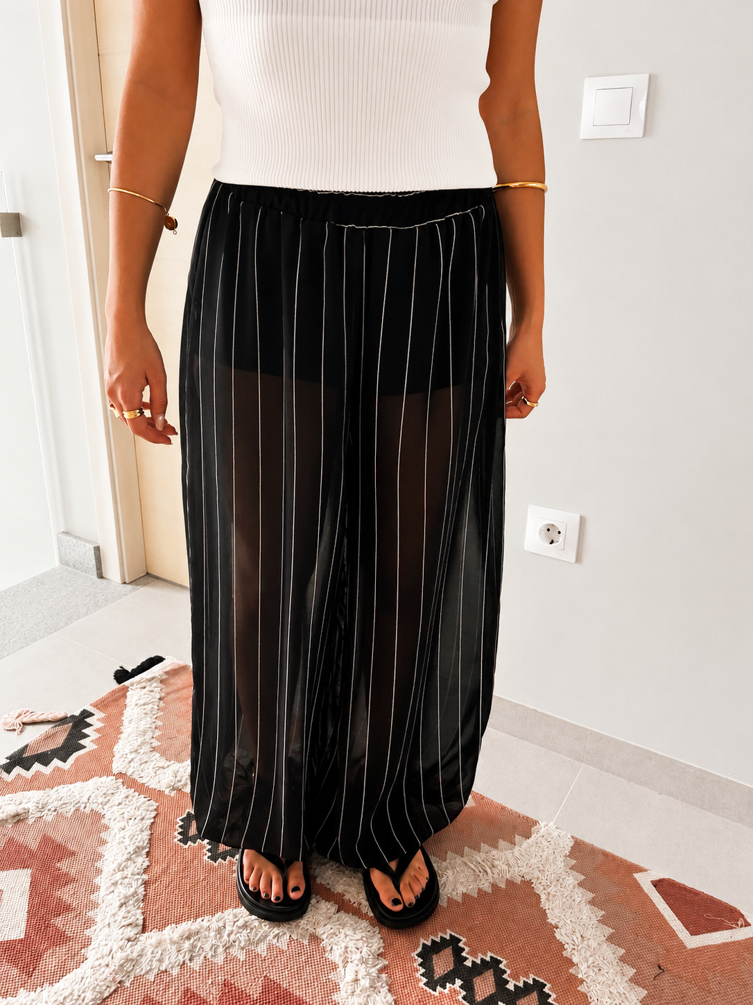 Pantalón Bombacho Rayas