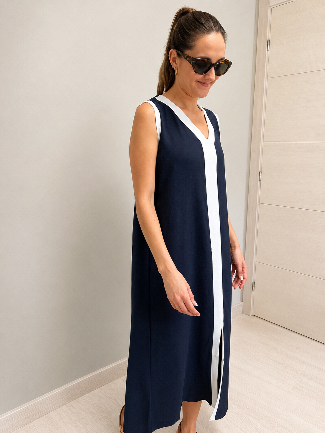 Vestido Bicolor
