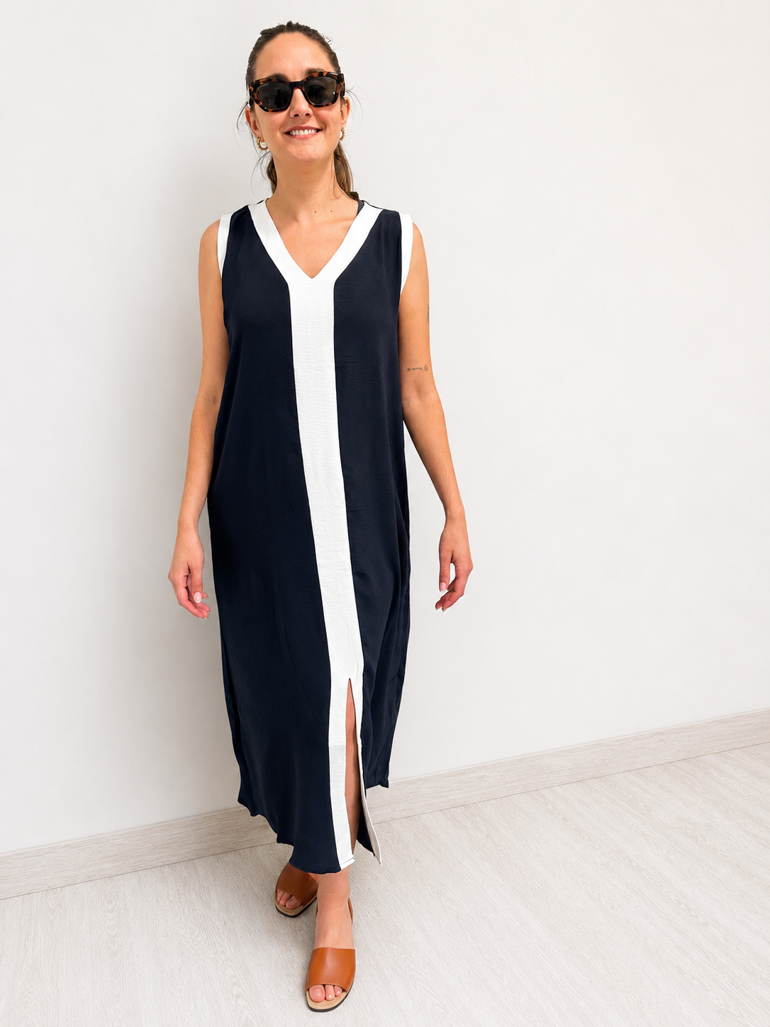 Vestido Bicolor