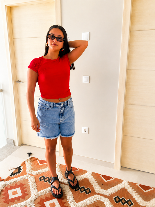 Camiseta Básica Roja