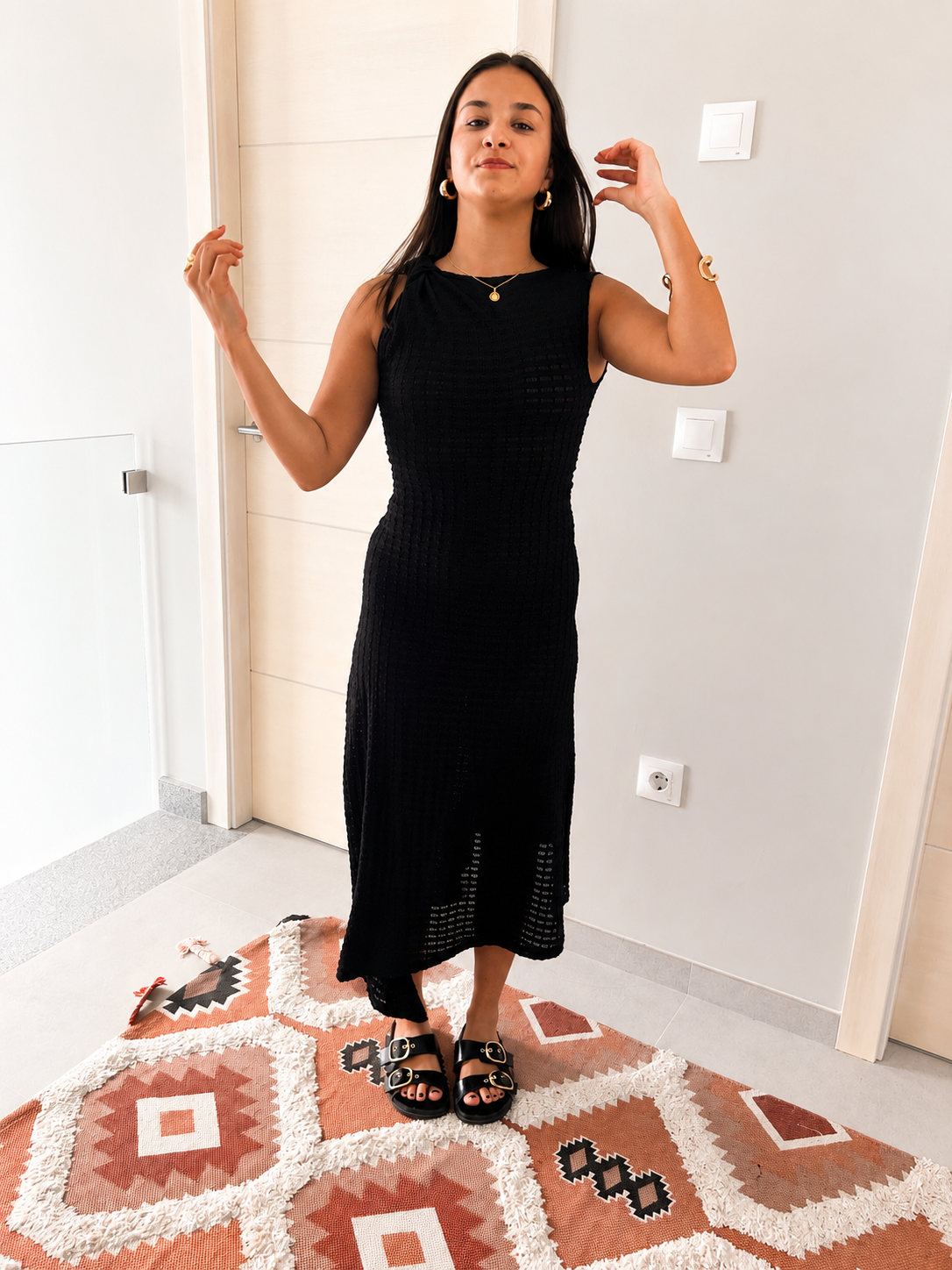 Vestido Crochet Brais