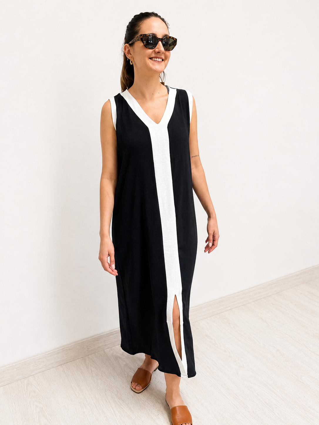 Vestido Bicolor