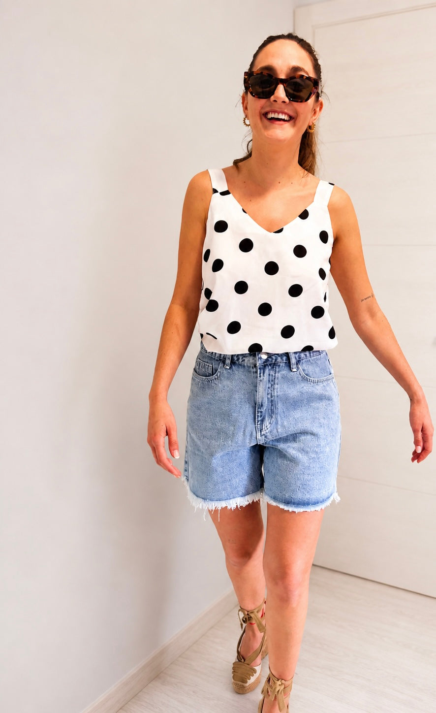 Blusa Lunares